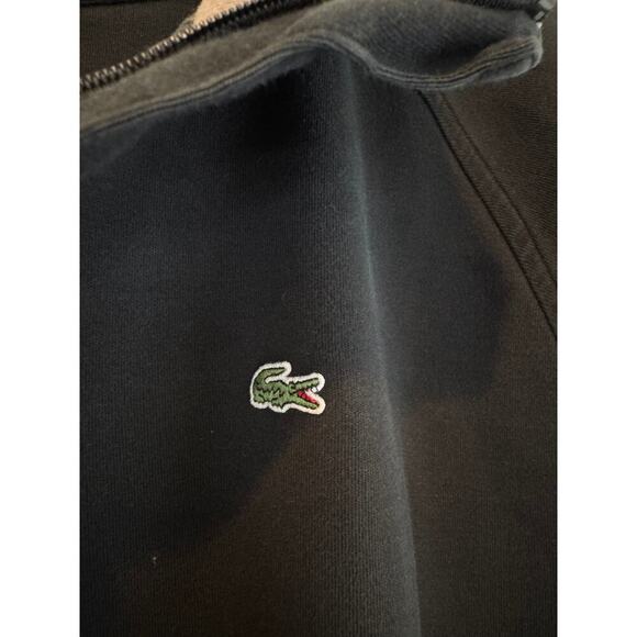 Lacoste Ribbed Quarter-Zip Pullover Mens XXL - Picture 4 of 6